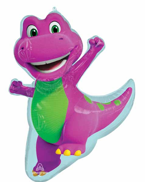 Barney 34-Inch Shaped Foil Balloon