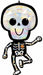 Bare Bones Skeleton 37" Holographic Foil Balloon