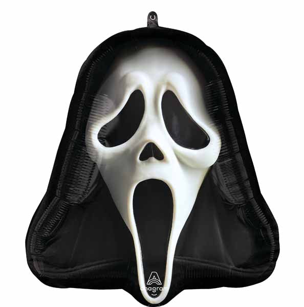 Scream Ghost Face 20-Inch Shaped Foil Balloon