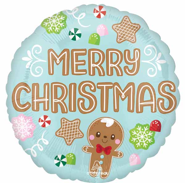 Baking Spirits Christmas 18" Round Foil Balloon