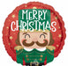 Nutcracker Christmas 18" Round Foil Balloon