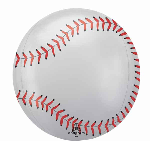Baseball 16" Orbz Foil Balloon