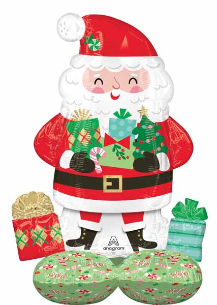 Jolly Old Santa 37-Inch Junior AirLoonz Foil Balloon