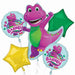Barney Foil Balloon Bouquet
