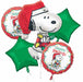 Peanuts Happy Holidays Foil Balloon Bouquet