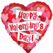 Playful Hearts Happy Valentine's Day 18" Heart Foil Balloon