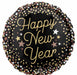 Luxe Happy New Year 18-Inch Round Foil Balloon