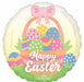 Easter Egg Basket 18-Inch Round Foil Balloon