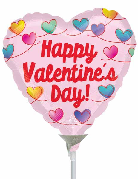 Infinite Knots Valentine's Day 9-Inch Heart Foil Balloon