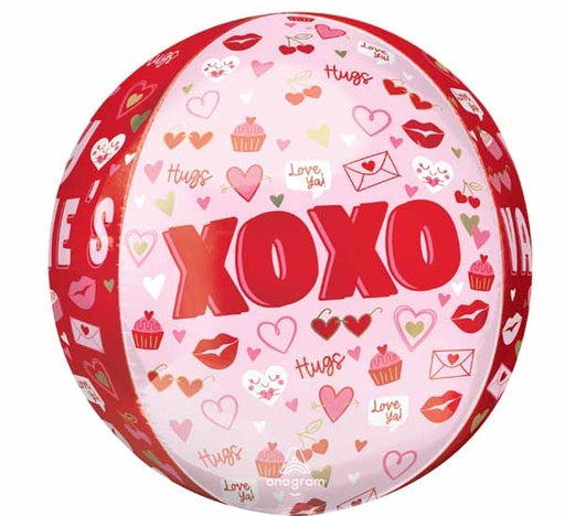 Valentine's Vibes 16-Inch Orbz Foil Balloon