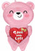 Love You Bear Hugs 31-Inch Foil Balloon