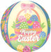 Easter Egg Basket 16-Inch Orbz Foil Balloon