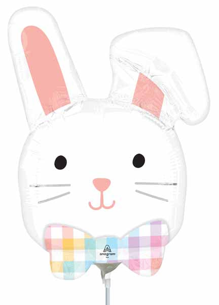 Easter Bunny Bliss Mini Shape Foil Balloon