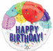 15" Happy Birthday Balloons Panoramic Foil Balloon