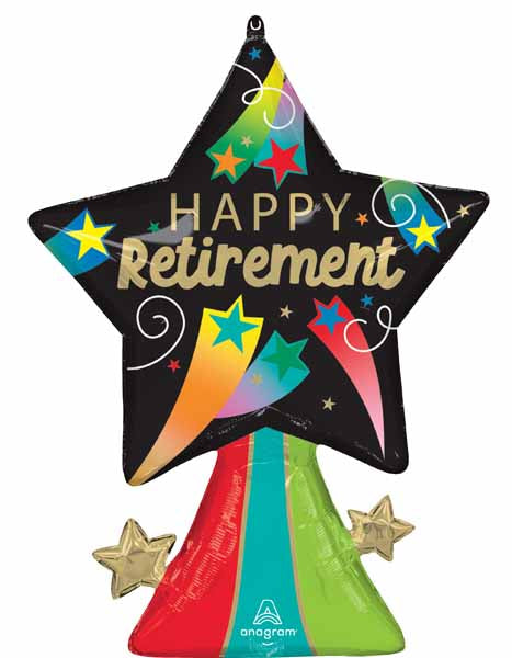 Happy Retirement 32" Shaped Foil Balloon