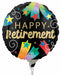 Happy Retirement 9-Inch Round Foil Balloon