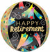 Happy Retirement 16" Orbz Foil Balloon