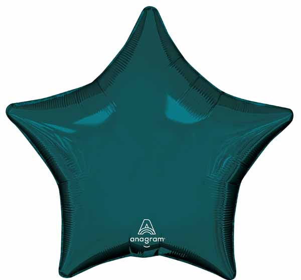 Aquamarine 19" Star Foil Balloon