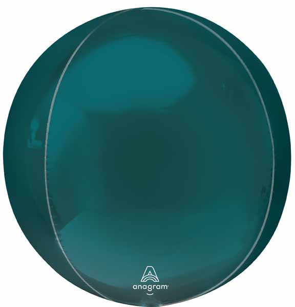 Aquamarine 16" Orbz Foil Balloon