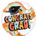 Groovy Congrats Grad 18" Round Foil Balloon