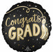 Congrats Grad Tassels 18 Inch Round Foil Balloon