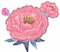Peony Garden Flower 27-Inch Shaped Foil Balloon