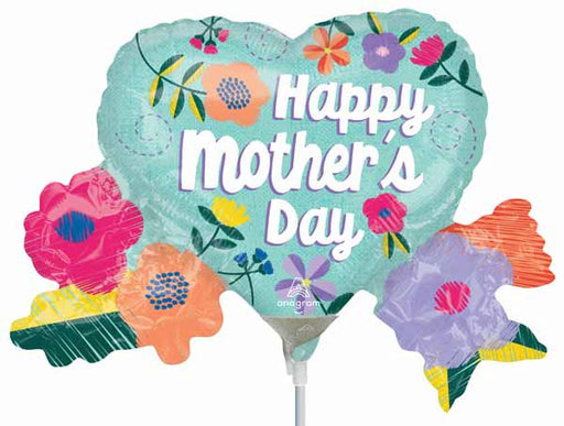Happy Mother's Day Threaded Love Mini Foil Balloon
