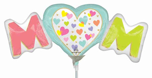 Playful Brights Mom Mini Shape Foil Balloon