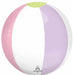 Pastel Beach Ball 16-Inch Orbz XL Foil Balloon
