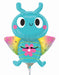Happy Beetle Bug Mini Shape Foil Balloon