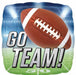 Football Fanatic 18-Inch Square Foil Balloon