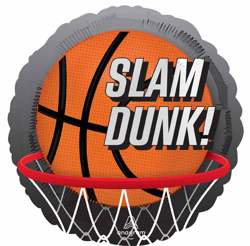 Shooting Hoops 18-Inch Round Foil Balloon
