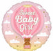 It's a Girl Pink Round Foil Balloon, 18 Inch