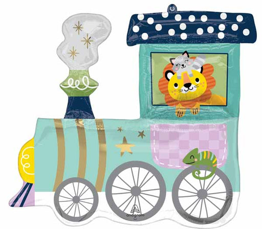 All Aboard! Train 29 Inch Foil Balloon