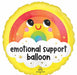 Emotional Support 18" Round Foil Balloon