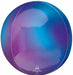 Blue Aura Stardust 16" Orbz Foil Balloon