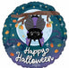 Halloween Twilight Bat 18-Inch Round Foil Balloon