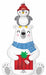 Frosted Friends 36-Inch Shaped Foil Balloon