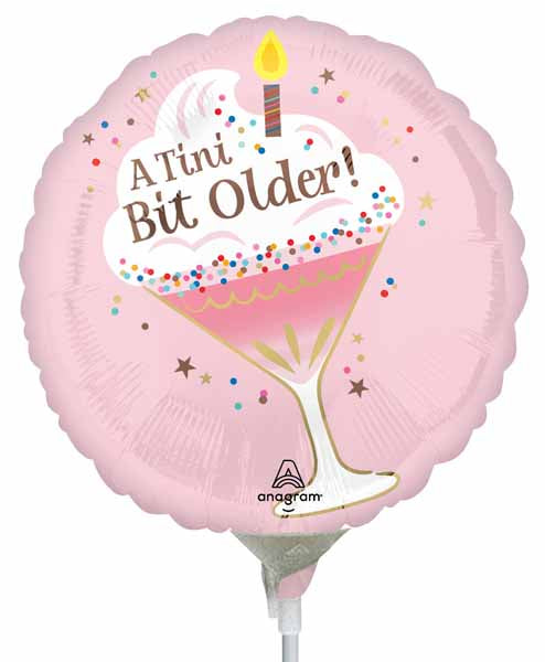 A TINI BIT OLDER HBD 9" RND A15 MYLAR
