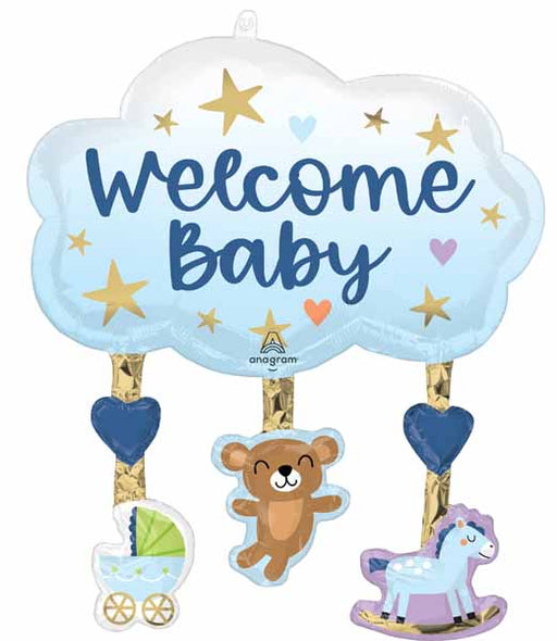 Tiny Treasures Boy 29" Shaped Foil Balloon