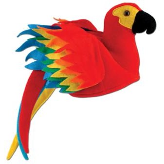 Tropical Parrot Party Hat