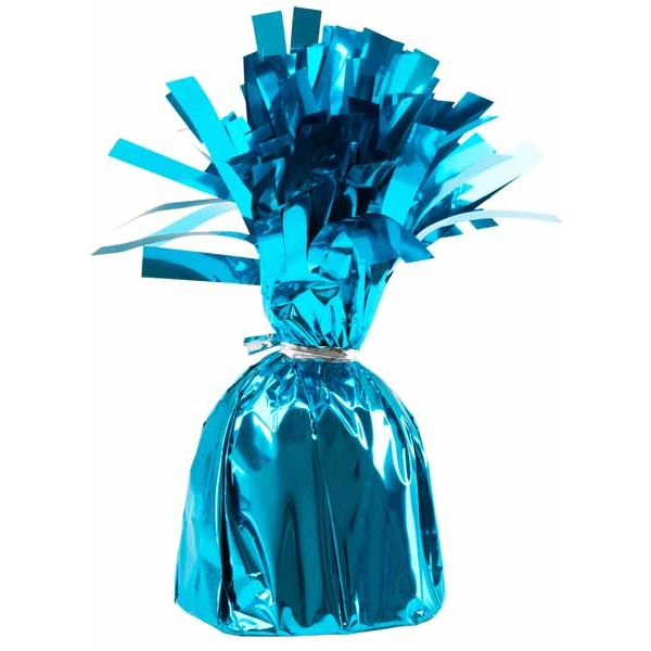 Anagram Caribbean Blue Foil Balloon Weight