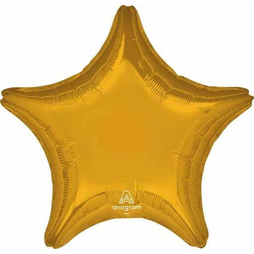 Jumbo Gold Star Foil Balloon, 28 Inch