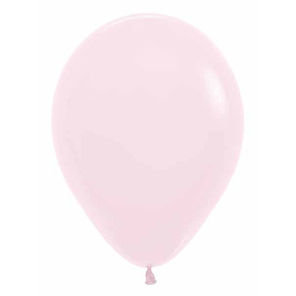 Sempertex Pastel Matte Pink 11-Inch Latex Balloons, 50 Count