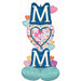 Mom Sprinkled Hearts 49-Inch AirLoonz Foil Balloon