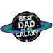 Galactic Dad 31-Inch Holographic Foil Balloon