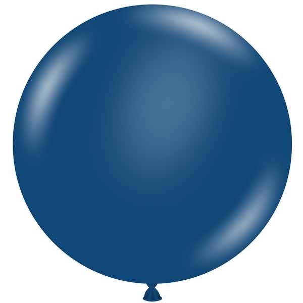 TUF-TEX 36-Inch Navy Blue Latex Balloons, 2 Pack