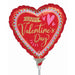 Artistic Affection Happy Valentine's Day 9-Inch Heart Foil Balloon