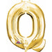 Gold Letter Q Foil Balloon, 32 Inch