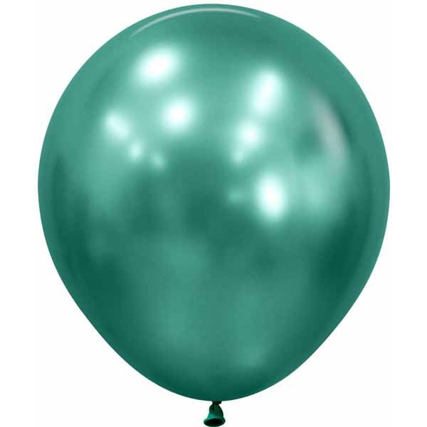 Sempertex Reflex Aurora Green 18-Inch Latex Balloons, 25 Pack
